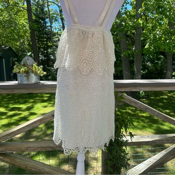 Likely Abegreen Eyelet White Dress Sold at Revolve Size 8 - Picture 8 of 12